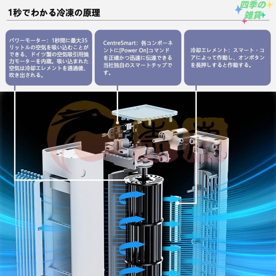羽なし 冷風機 ミニクーラー 4000mAh ポータブルエアコン クーラー