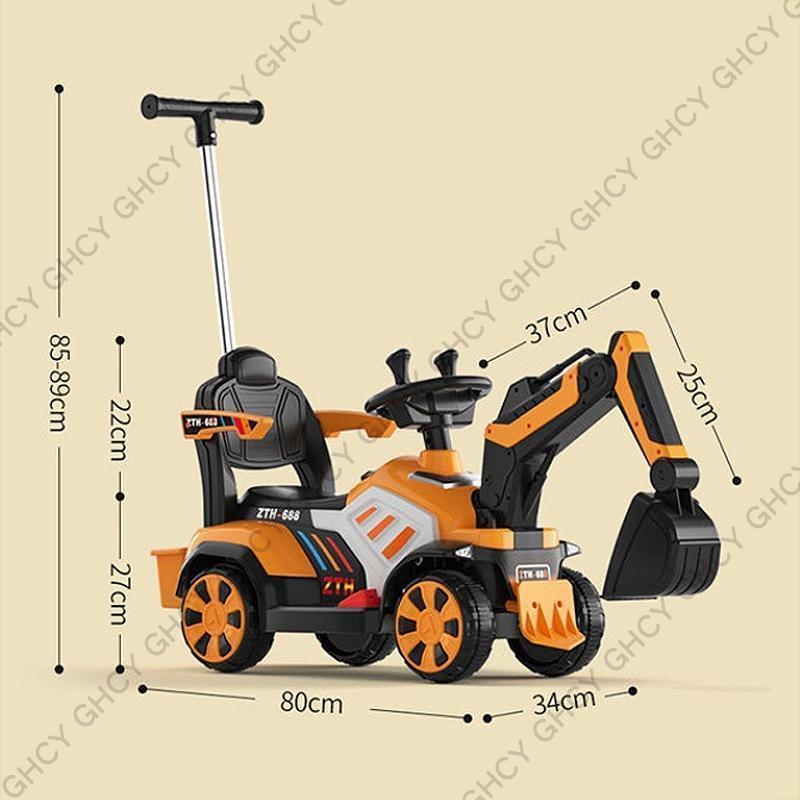 乗用玩具 働く車 ショベルカー ラジコンカー 乗り物 電動 重機 大型 足