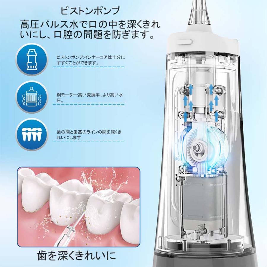 口腔洗浄器 最新発売 矯正 防水 大容量 歯垢除去 歯間洗浄機 超音波 歯茎ケア usb充電式 電動 コンパクト 限定セール ジェットウォッシャー 口腔ケア 携帯型 新型口腔洗浄器 口内洗浄機 2024年最新版ジェットウォッシャー 口腔