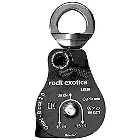 特別価格Rock Exotica P53 オムニブロック 2.0インチ スイベルプーリー好評販売中 プーリー
