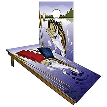特別価格バス釣りcornhole スタッフバッグ Beanbag リュック バッグ Toss Game Game Wバッグゲーム