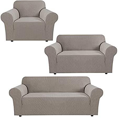 【オープニング大セール】 Couch Cushion 3 for Covers Sofa Stretch Bundle 好評販売中 Sofa Spandex Cover Loveseat 椅子カバー