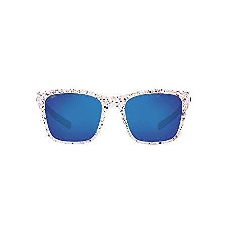 お得セット Mar Del Costa Women S Firewo好評販売中 White Shiny Sunglasses Square Polarized