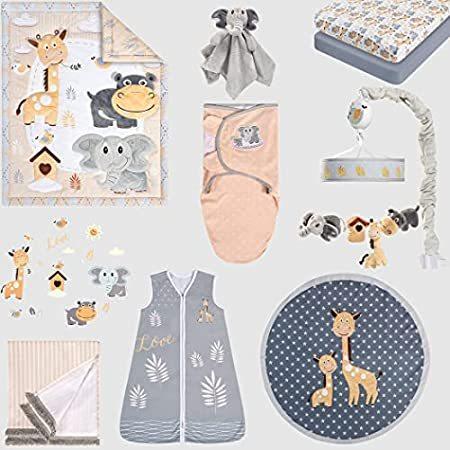 素晴らしい外見 Baby + Set Bedding Crib Oberlux Play 好評販売中 Baby - Mobile Crib Baby Musical + Mat 毛布、ブランケット