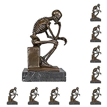 入荷予定商品の通販 Toperkin スケルトン 考えるブロンズ像 ロディン彫刻 Tpe 998 ホームデコレーション メタルフィギュア 10個厳選海外商品ー ネットショップ Www Desenvolvimentovirtual Com