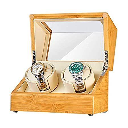 65%OFF【送料無料】 特別価格LLSS Bamboo Wooden Automatic Watch Winder Box Soft Flexible Watch Pillow Ad好評販売中 枕、ピロー