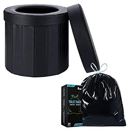 新作揃え Toilet Portable Items: Bundle-2 特別価格TRIPTIPS with Count好評販売中 20 Bags, Waste Toilet 携帯トイレ