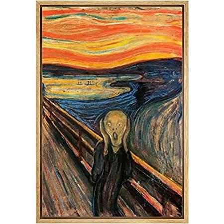 正規品になります Wall26 フレーム入りキャンバスプリント ウォールアート エドヴァード ムンク作 歴史的イラスト ファインアート 伝統的な風景 カラフル ダーク 厳選海外商品ー 高く 売り たい Ilmukelautan Trunojoyo Ac Id