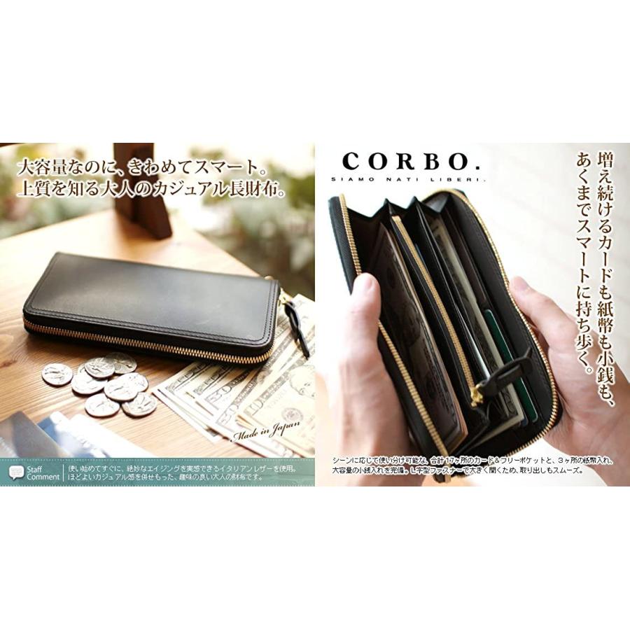 人気ブランド コルボ Corbo メンズ 長財布 ラウンドファスナー アコーディオン型 8lc 9955 スレートシリーズ Slate ネイビー Co 即納特典付き Johnydar Com