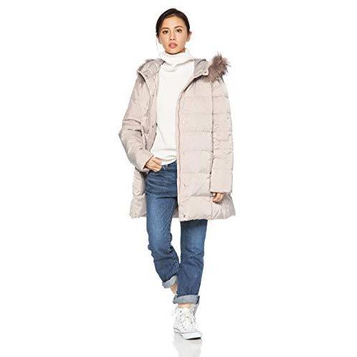 全日本送料無料 L 813 レディース ファーフード付きダウンコート レディース L アリスバーリー 日本 日本サイズl相当 レディースファッション 005 Matilda A グレージュ ダウンベスト
