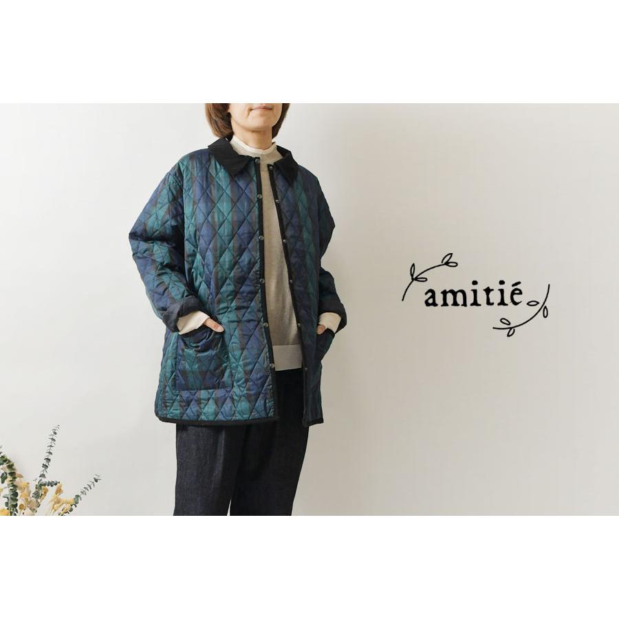 10%OFFクーポン ジャケット レディース amitie アミティエ ダイヤ 
