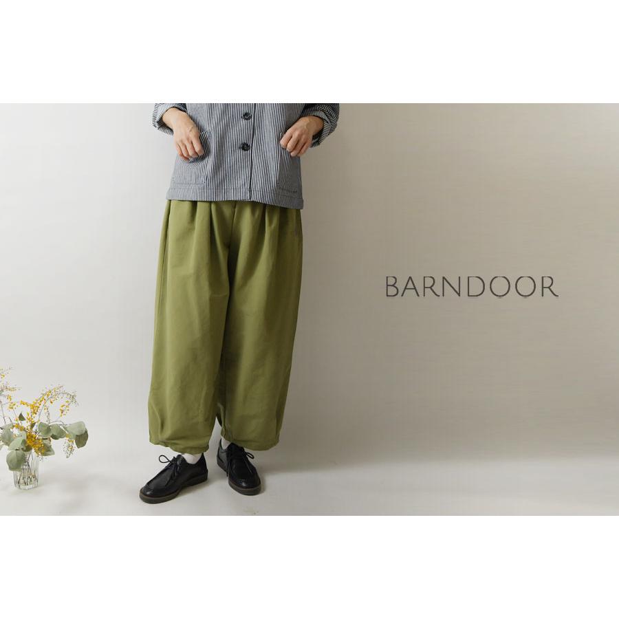 10%OFFクーポン パンツ レディース BARNDOOR バーンドア 裾 タック ボリューム パンツ 1184030h 春 夏 暖か 温か オフィス きれいめ 大人可愛い ゆったり｜matilda｜02