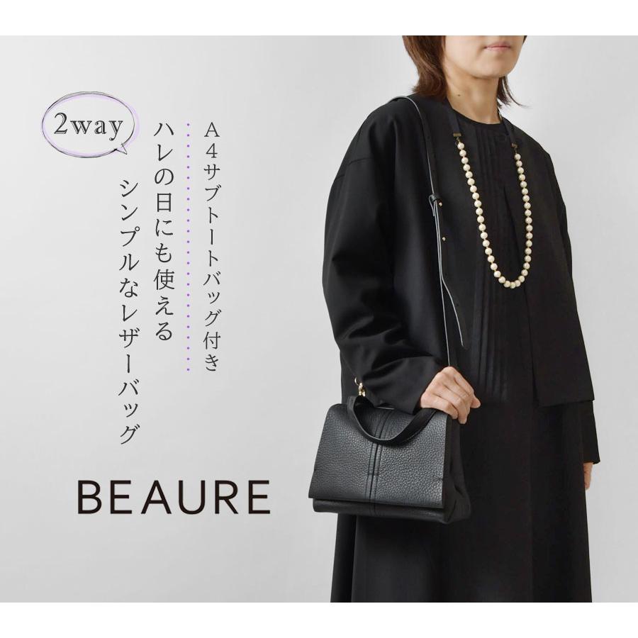 10%OFFクーポン バッグ レディース Beaure ビュレ / ヴュレ カウレザー