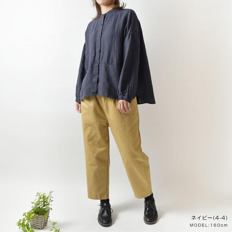 Bliss bunch SALE 30%OFF ブリスバンチ リネン スタンド カラー シャツ  