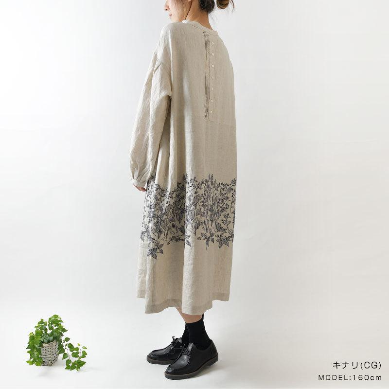 人気no 1 本体 10 Offクーポン ワンピース Bul Bul バルバル サンバレー Sun Valley リネン ワイルド フラワー 刺繍 クルーネック ボックス ワンピース Bk レディース 日本全国送料無料 Newmatic Ae