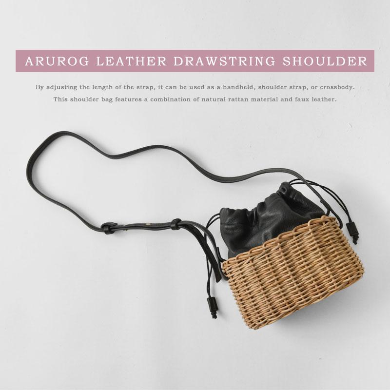 SALE 30%OFF CACHELLIE カシェリエ ARUROG LEATHER DRAWSTRING SHOULDER / アラログ レザー 巾着ショルダーバッグ (C8609)正規品 レディース 春 夏 かごバッグ | CACHELLIE | 03
