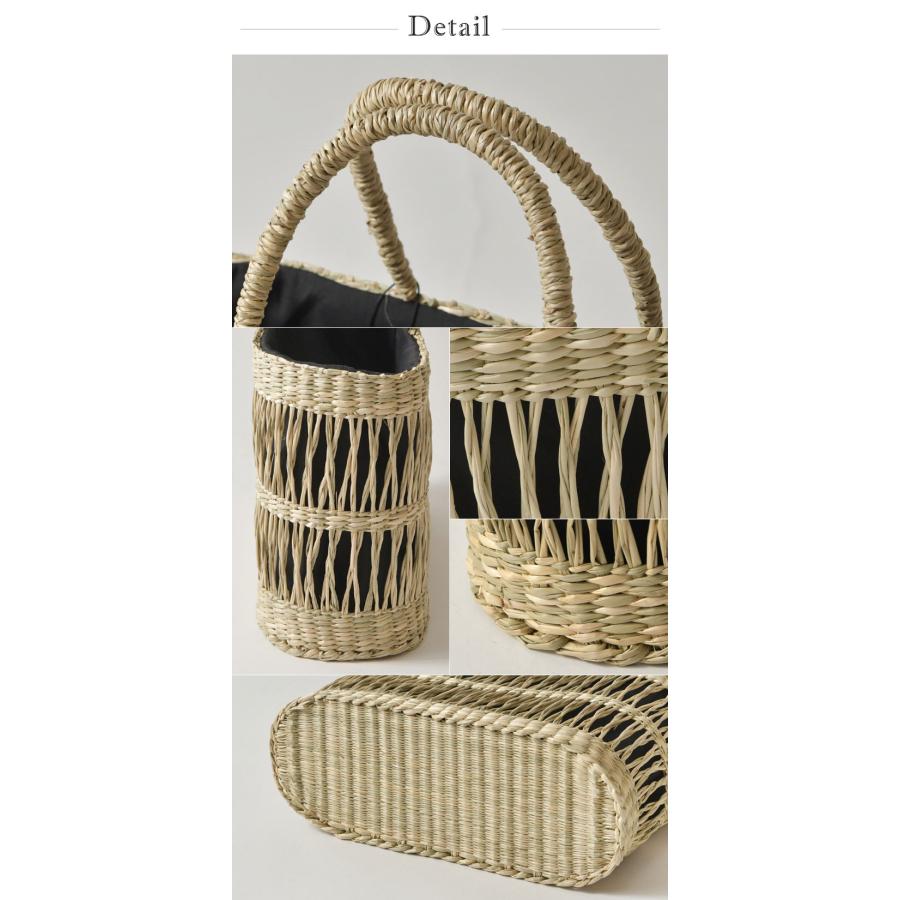 かごバッグ レディース CACHELLIE カシェリエ SEAGRASS PATTERN TOTE M シーグラス パターン トート かごバッグ Mサイズ C8617 春 夏 母の日 | CACHELLIE | 06