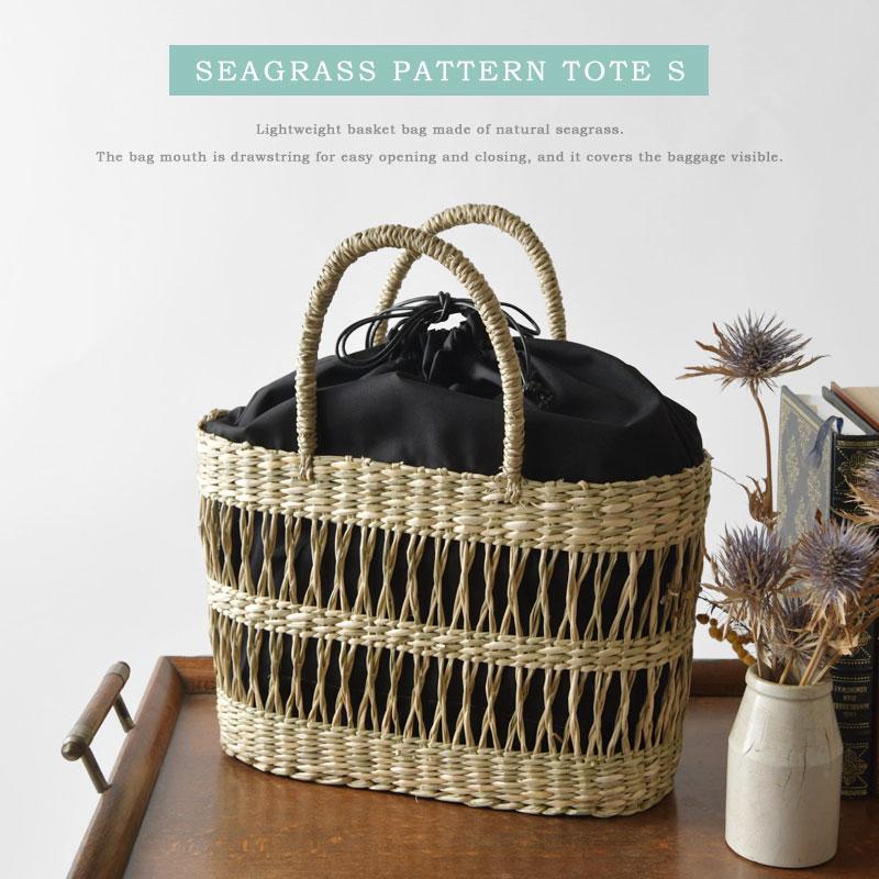 SALE 30%OFF CACHELLIE カシェリエ SEAGRASS PATTERN TOTE S / シーグラス パターン トート かごバッグ Sサイズ (C8648)正規品 レディース 春 夏 バック 鞄 天然 | CACHELLIE | 02