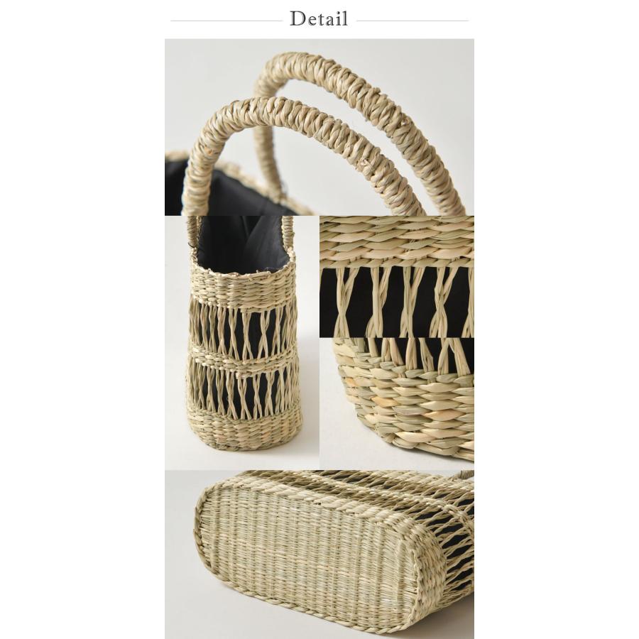 SALE 30%OFF CACHELLIE カシェリエ SEAGRASS PATTERN TOTE S / シーグラス パターン トート かごバッグ Sサイズ (C8648)正規品 レディース 春 夏 バック 鞄 天然 | CACHELLIE | 06