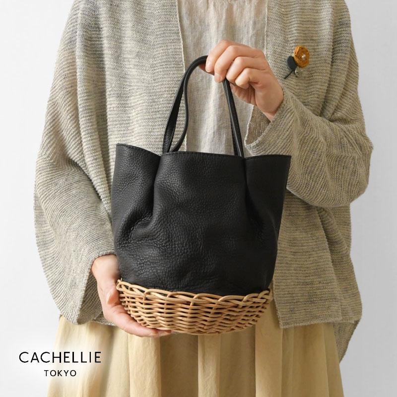 Cachellie アラログ×牛革 かごバッグ CACHELLIE（カシェリエ） 10%OFFクーポン かごバッグ レディース