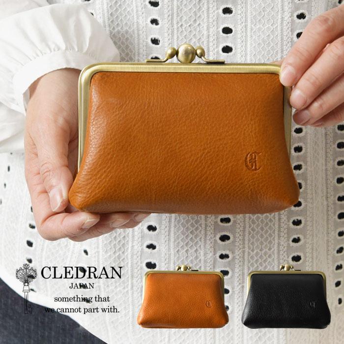 CLEDRAN（クレドラン） PayPayポイント10倍 オイルレザー がま口財布