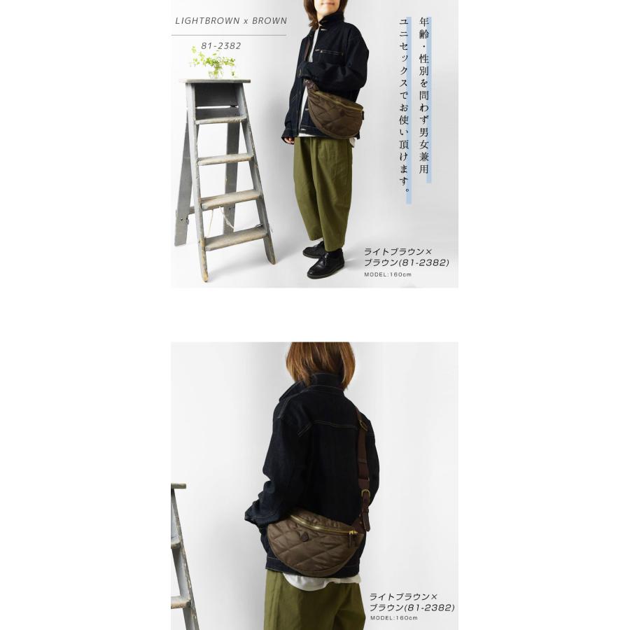 【新品】CLEDRAN ボディバッグ(L)ライトブラウン CLEDRAN クレドラン】ROTA BODY BAG/ ボディーバッグ Lサイズ（CL-2147