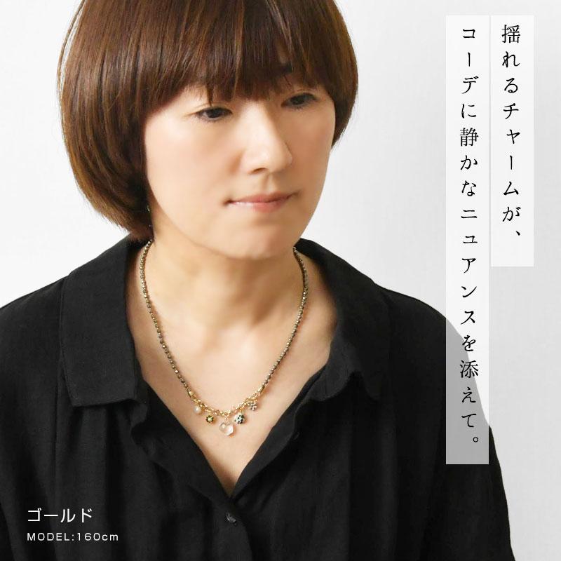 10%OFFクーポン ネックレス レディース COSTARRING コ・スターリング フロントチャーム ネックレス 25-8-009-sne アクセサリー おしゃれ オケージョン 母の日_2