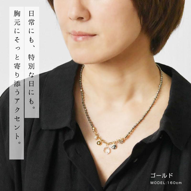 10%OFFクーポン ネックレス レディース COSTARRING コ・スターリング フロントチャーム ネックレス 25-8-009-sne アクセサリー おしゃれ オケージョン 母の日_4