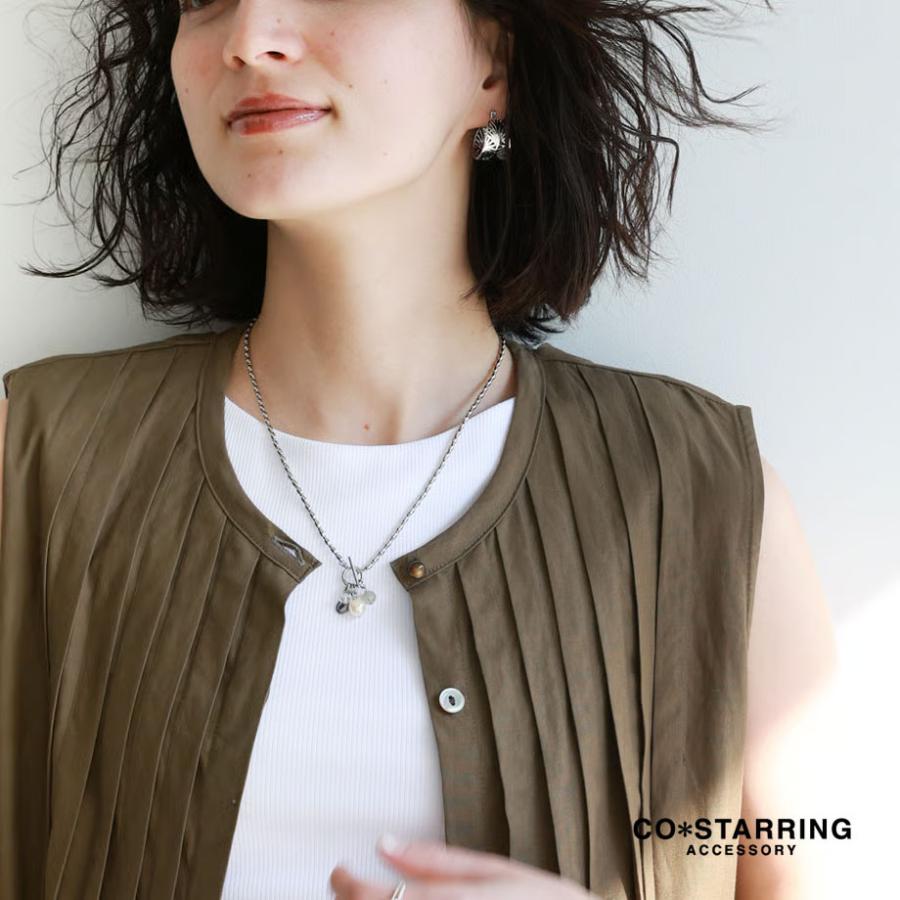 10%OFFクーポン レディース ネックレス COSTARRING コ・スターリング 天然石 フロントチャーム ステンレス ネックレス 26-2-002-sne アクセサリー 母の日 ギフト_7