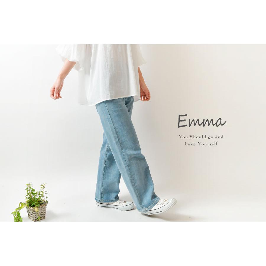 デニム レディース Emma エマ nod ノッド リサイクル 飾り ボタン