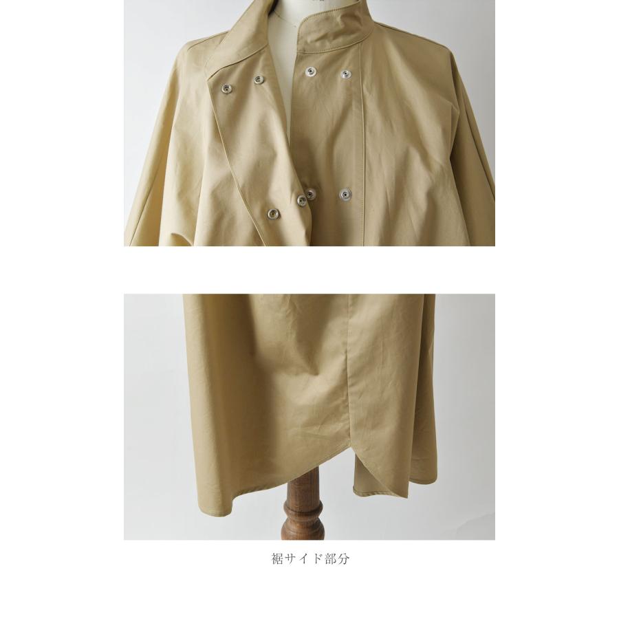 イナ SALE 50%OFF ina コットン ツイル 前 ドット ボタン 開き コート
