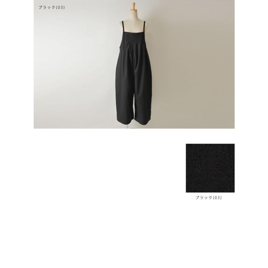 希少　HOWIE サロペットパンツ　　ブラック サロペットパンツ ina イナ コットン タイプライター 胸 タック