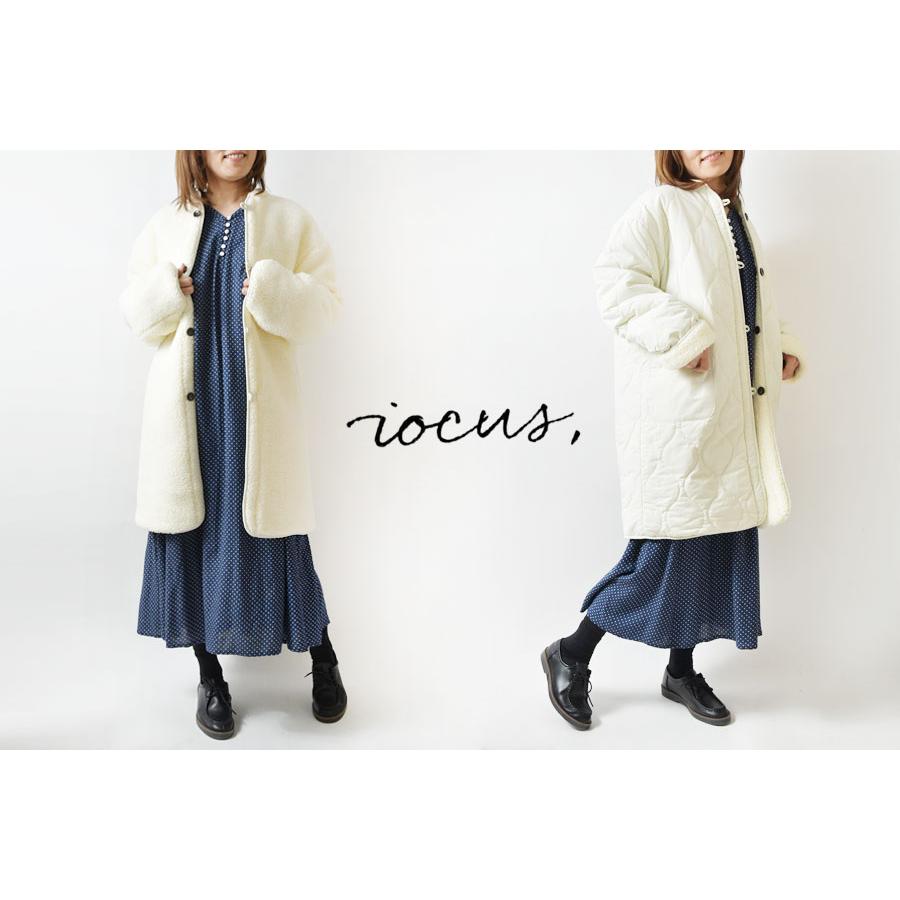 yuwリバーシブルバイカラーキルティングコート iocus（ヨクス） SALE 60%OFF iocus キルティング ボア リバーシブル