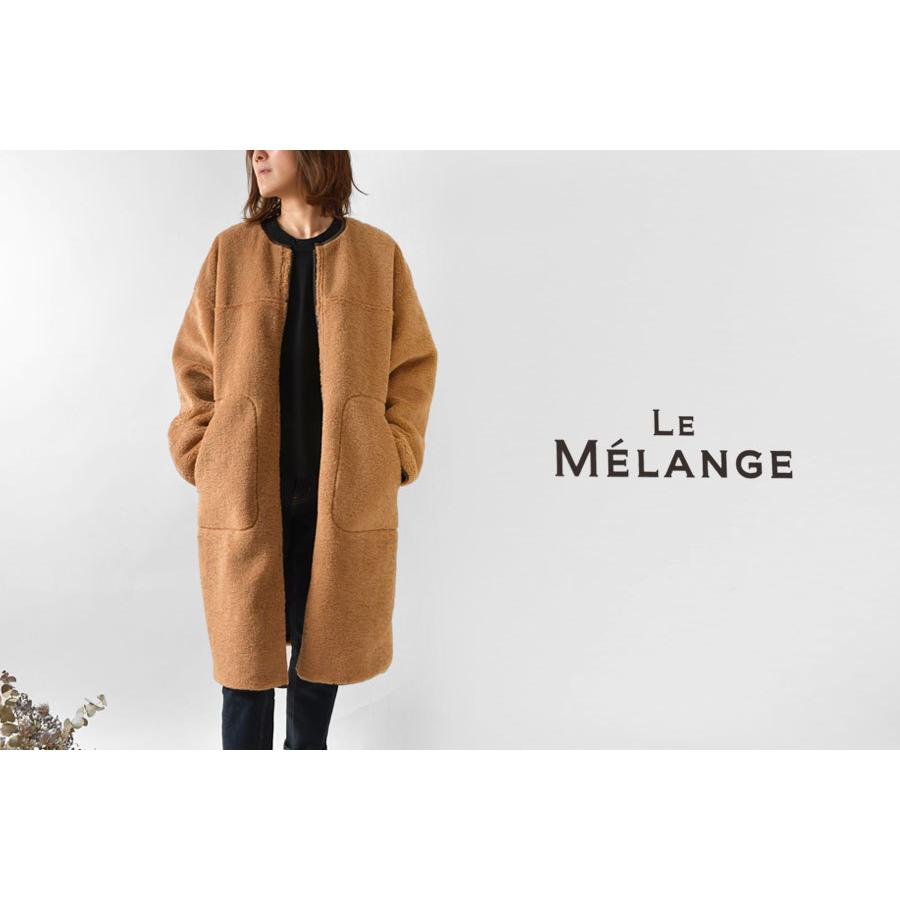 メラーンジュ gigot&melange ファーコート レディース リバーシブル