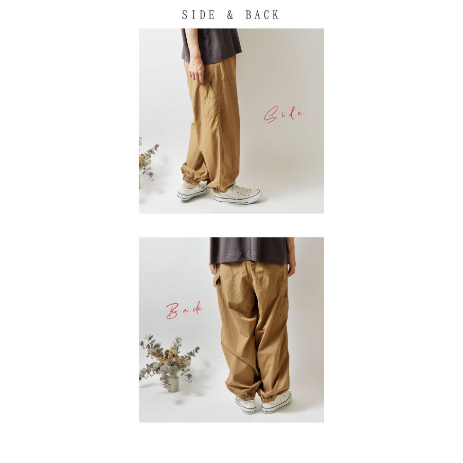 パンツ LINTY リンティー コットン 裾 ゴム ベイカー 319502 レディース ナチュラル 春 夏 大人可愛い 服 ゆったり 人気 ...