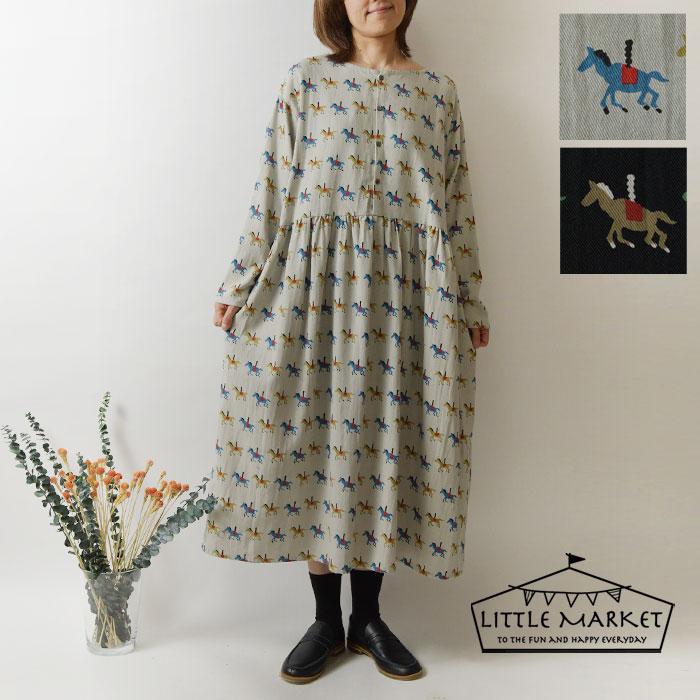 10%OFFクーポン ワンピース LITTLE MARKET リトルマーケット インド 綿 