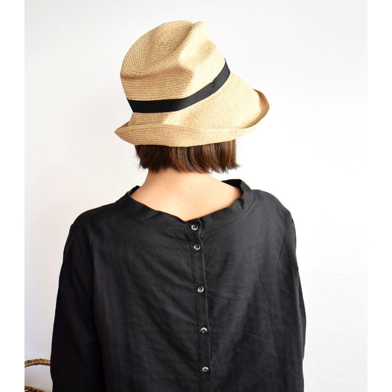 帽子 レディース Matilda × p cnq パークニック BOX TO HAT 11cm brim