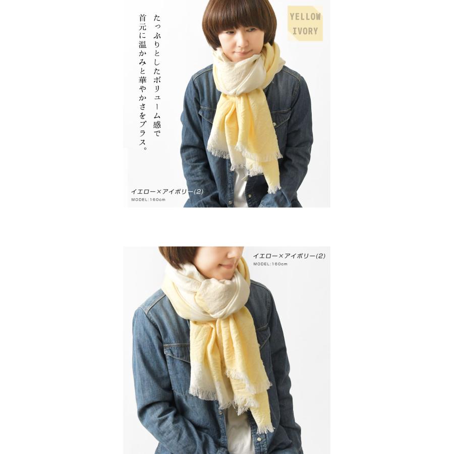 クーポン対象外 niki* ニキ 播州織 コットン ウール 2カラー パネル hoshi ストール 615-036 レディース 春 夏 秋 冬 大判 マフラー ショール 伝統工芸 母の日_3