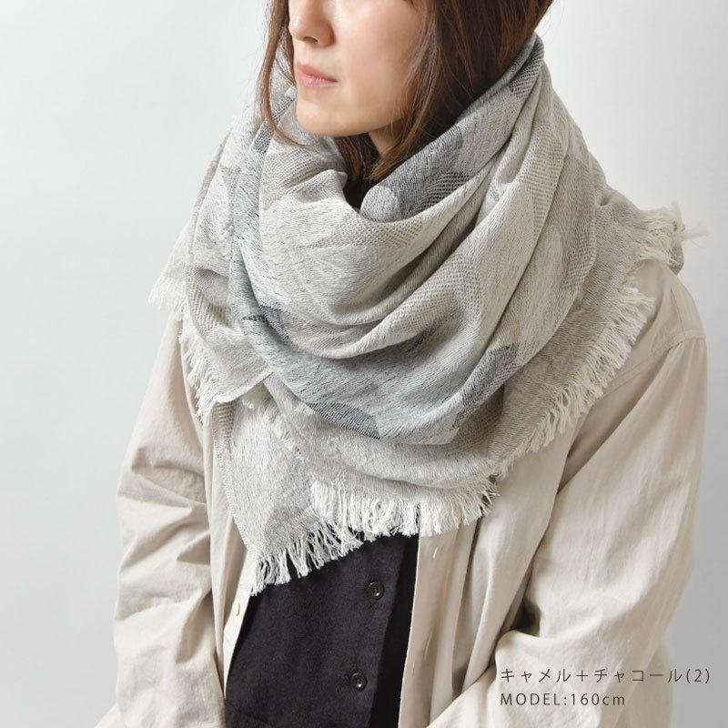 クーポン対象外 ストール レディース niki* ニキ 播州織 2c panel uroco ストール 621-047 春 夏 秋 冬 ショール マフラー ネックウォーマー 大判 薄手_6