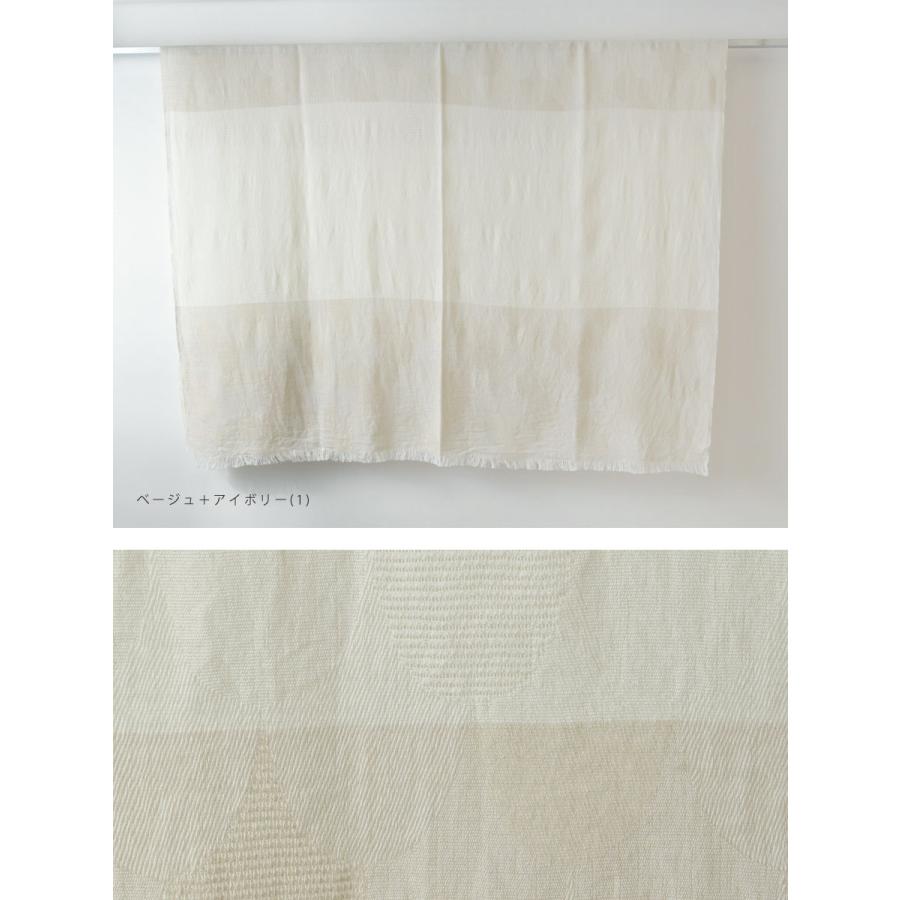 クーポン対象外 ストール レディース niki* ニキ 播州織 2c panel uroco ストール 621-047 春 夏 秋 冬 ショール マフラー ネックウォーマー 大判 薄手_9