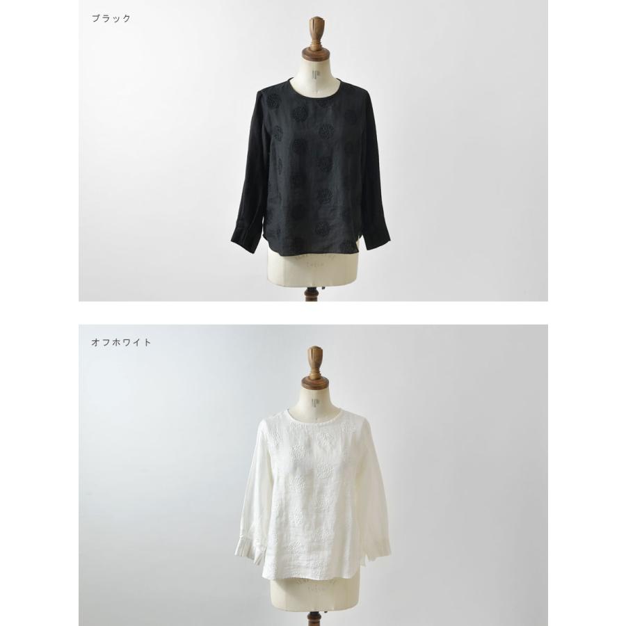 10%OFFクーポン ブラウス レディース nous rendent heureux ヌー