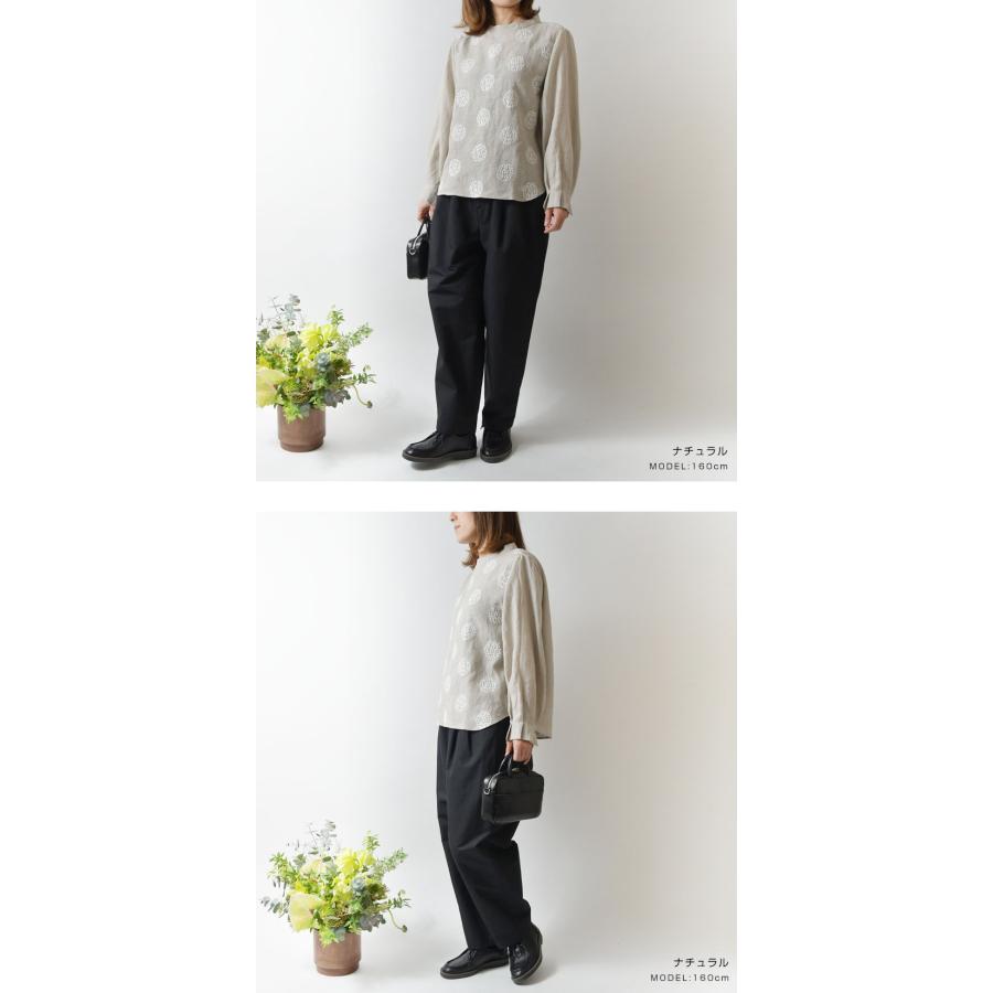 10%OFFクーポン ブラウス nous rendent heureux ヌーランドオロー 