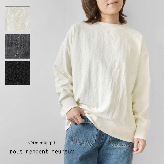 10%OFFクーポン カットソー レディース nous rendent heureux ヌー 