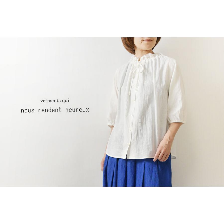 10%OFFクーポン ブラウス レディース nous rendent heureux ヌーランド 