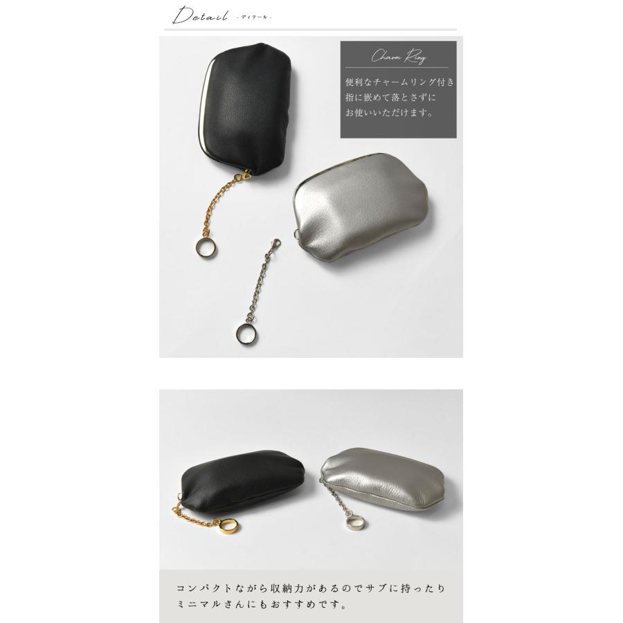 10%OFFクーポン レディース 財布 POMTATA ポンタタ ガマ口 ショートウォレット RAC FRAME PURSE SHORT WALLET P2932 正規品 日本製 小銭入れ 本革 プレゼントの画像
