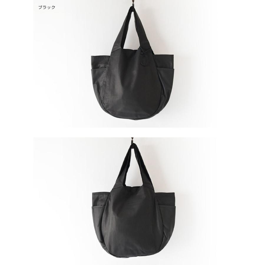 美品　レントウキョウ　パンプキンサック　トートバッグ　肩掛け　ブラック REN 10%OFFクーポン トートバッグ レディース レン レザー