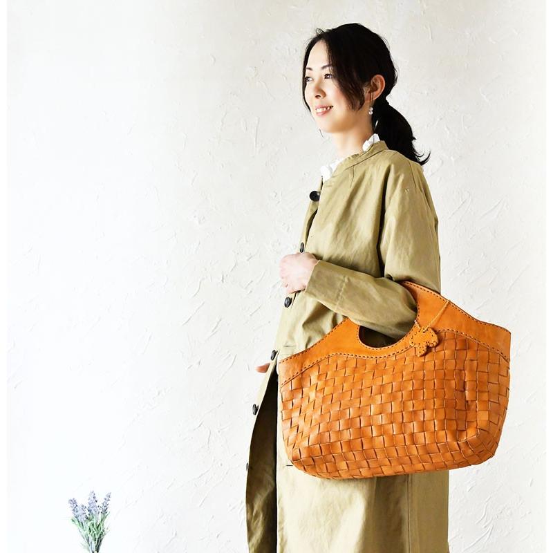 robita（ロビタ） トートバッグ レディース メッシュレザーバッグ L