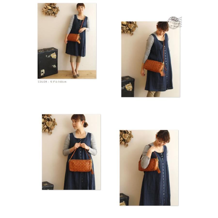 robita（ロビタ） ショルダーバッグ レディース メッシュレザー 3way 