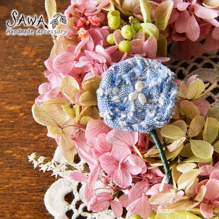 10%OFFクーポン ブローチ レディース SAWA サワ フラワー te-BRO-45