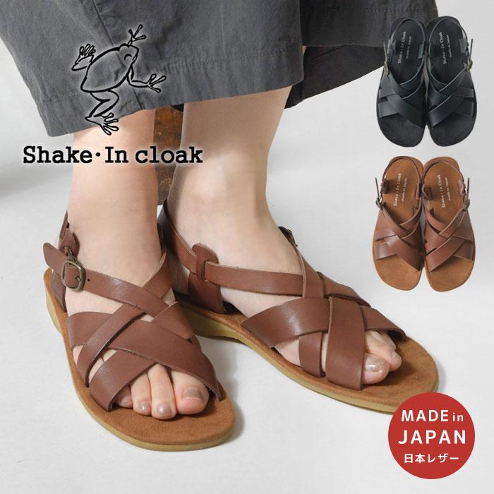 10%OFFクーポン サンダル レディース Shake・In cloak シェイクイン